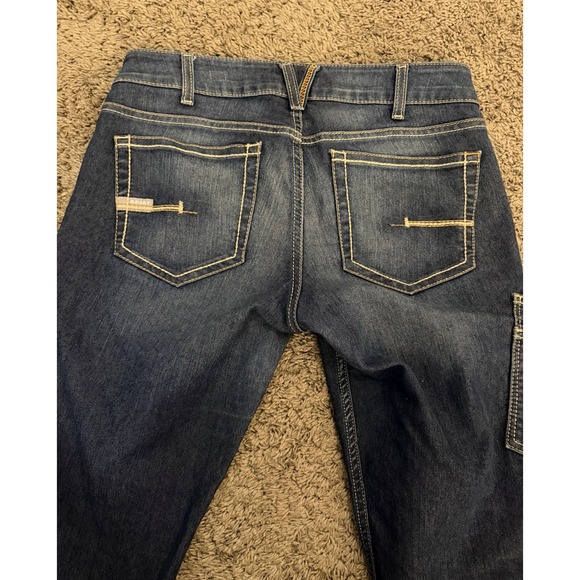 Ariat Rebar Mid Rise Riveter Boot Jeans Western Durastretch Work Women 30R NWOT - Picture 3 of 5